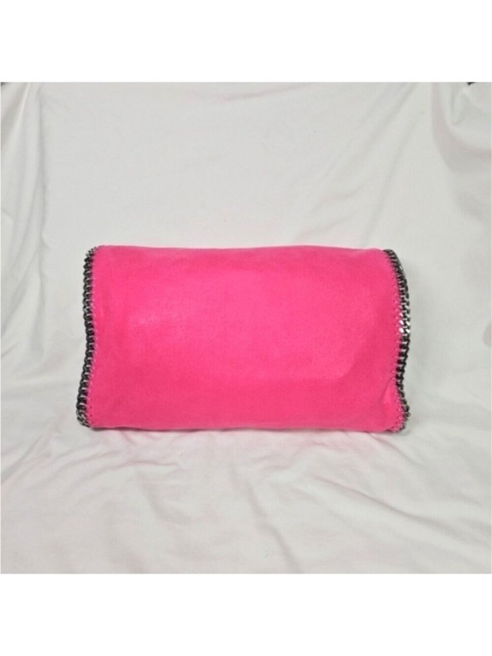 Stella McCartney Fold Over Tote Fuchsia Pink Bag - Picture 4 of 10
